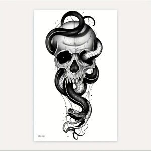 Tattoo, Temporary Tattoo, NIP, Cool & Eye Catching, Trick Family & Friends 😂